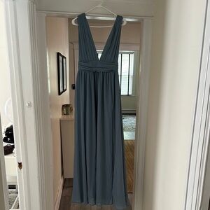 Lulu's Blue Maxi Dress